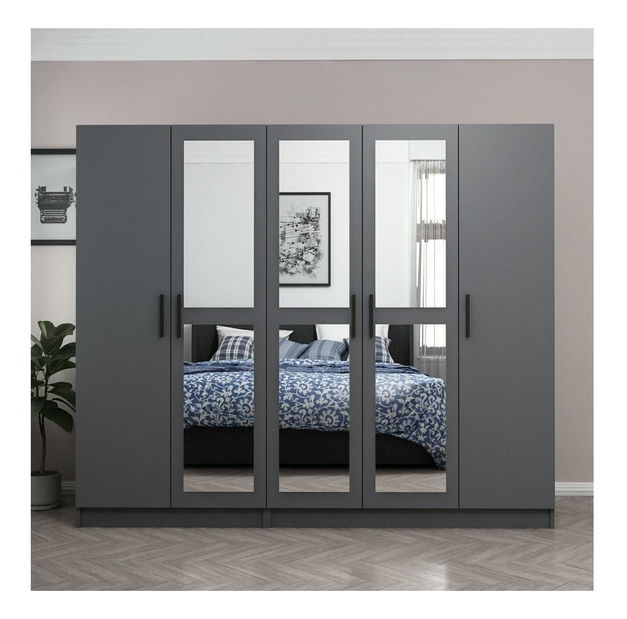 Šatní skříň Kalia 5090 (antracit)