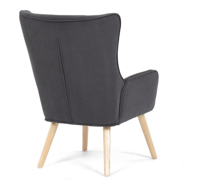 Křeslo Atribuian (tmavě šedá)