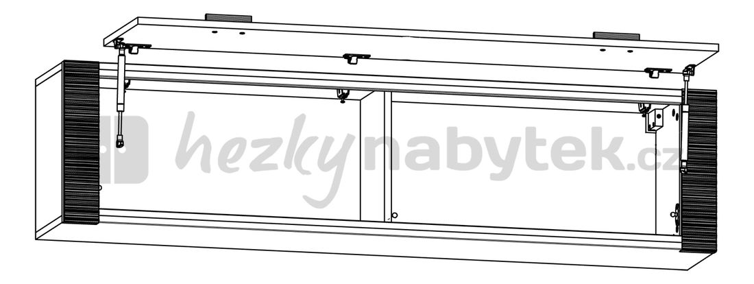 Skříňka na stěnu BRW Raflo SFW1K/4/15