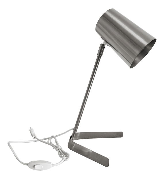 Stolní lampa Fibbu (matný nikl)