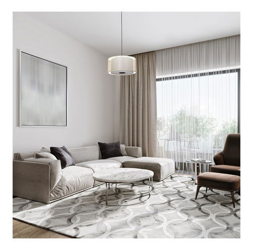 Závěsné svítidlo Anatase D (černá + krémová)