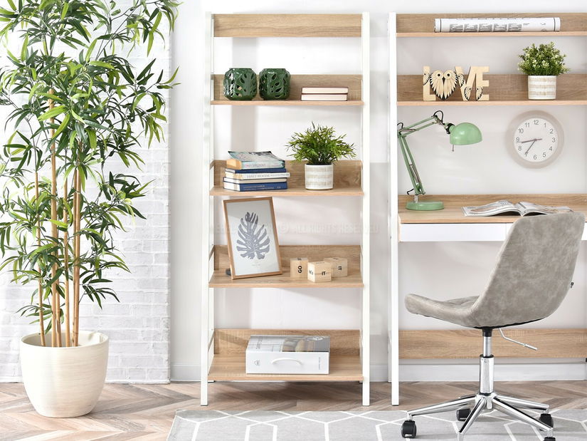 Regál Boge R (dub + bílá)