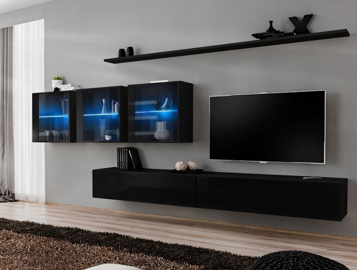 Obývací stěna Silloth 26 ZZ SW 17 (s osvětlením)