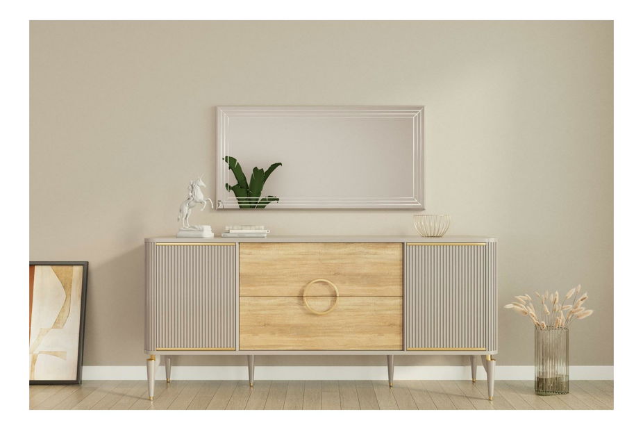 Zrcadlo Moner (bílá)