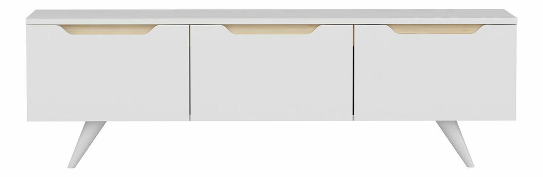 TV stolek/stojan Praga (bílý)