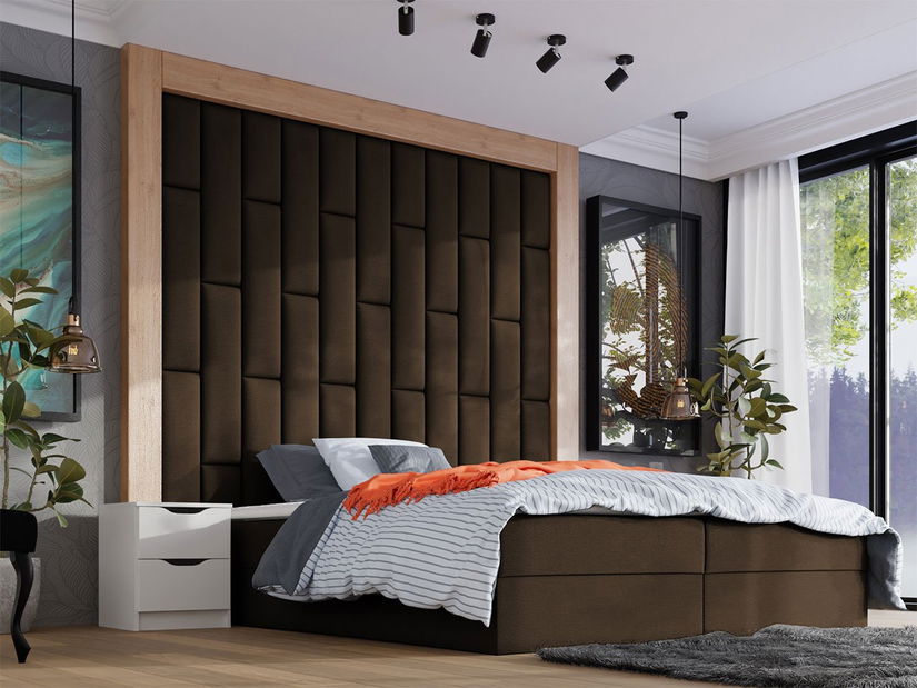 Čalouněný panel Paggy 80x20 (čokoládová)