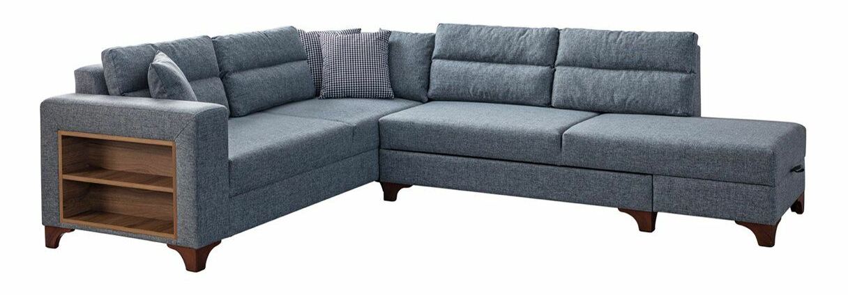 Rohová sedačka Tlofa (šedá) (L)