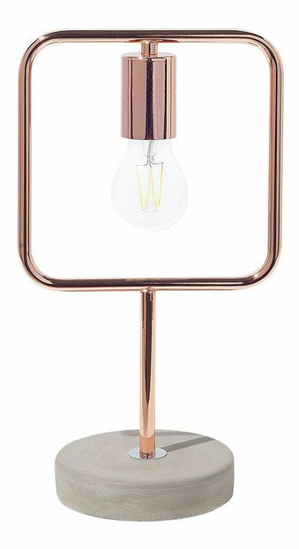 Stolní lampa Mandel (světle šedá) (měď)