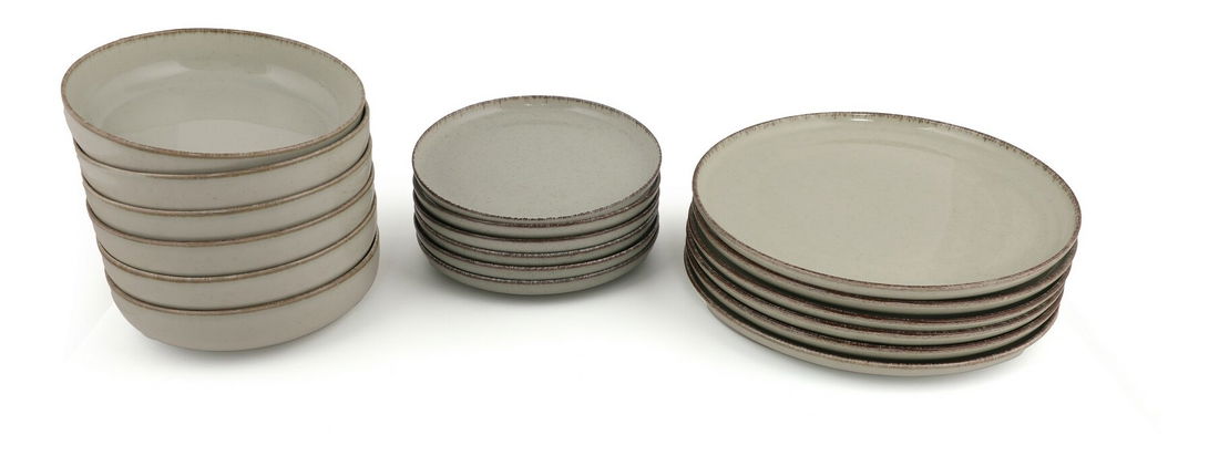 Jídelní sada (17 ks.) Moby (zelená) *bazár