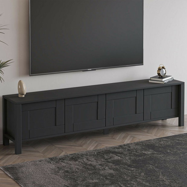 TV stolek/skříňka Vasel (antracit)