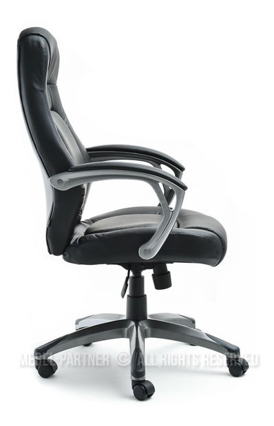 Křeslo Druker (černá + šedá)