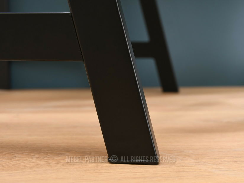 PC stolek Dylen (dub černý + černá)