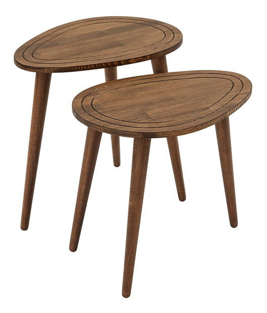 Set konferenčních stolků Sweeney (Ořech)