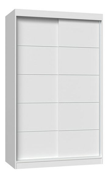 Šatní skříň s posuvnými dveřmi Igatossa 120 B (bílá)