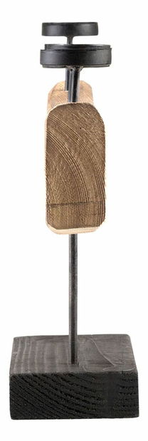 Svícen GARDINER (36 cm) (světlé dřevo)