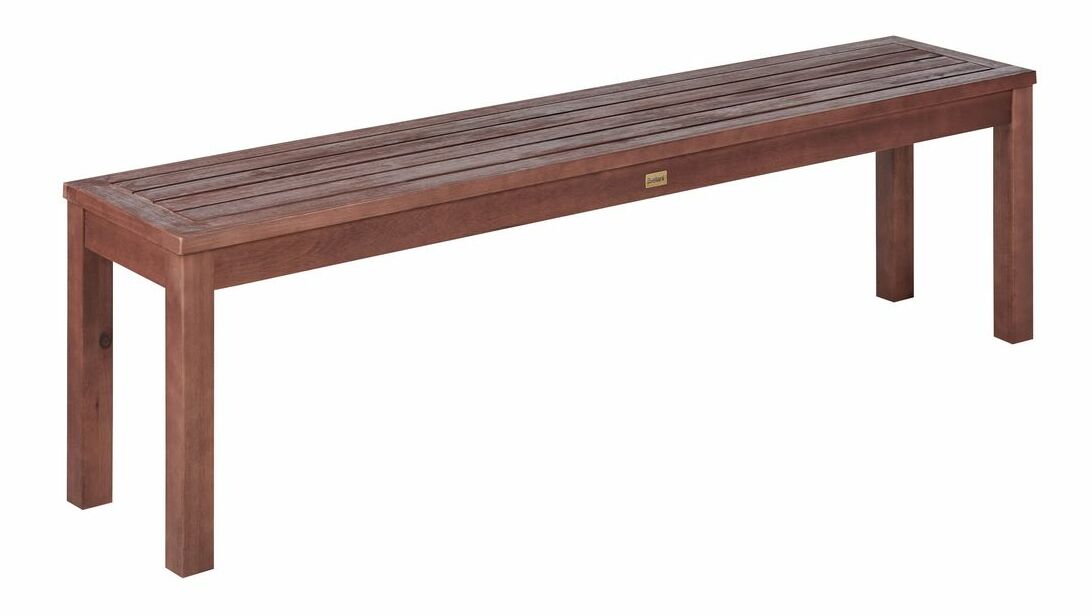 Zahradní lavice 160 cm Tara (tmavé dřevo)