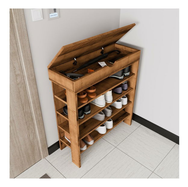 Botník (skříňka na boty) Ronal (ořech)