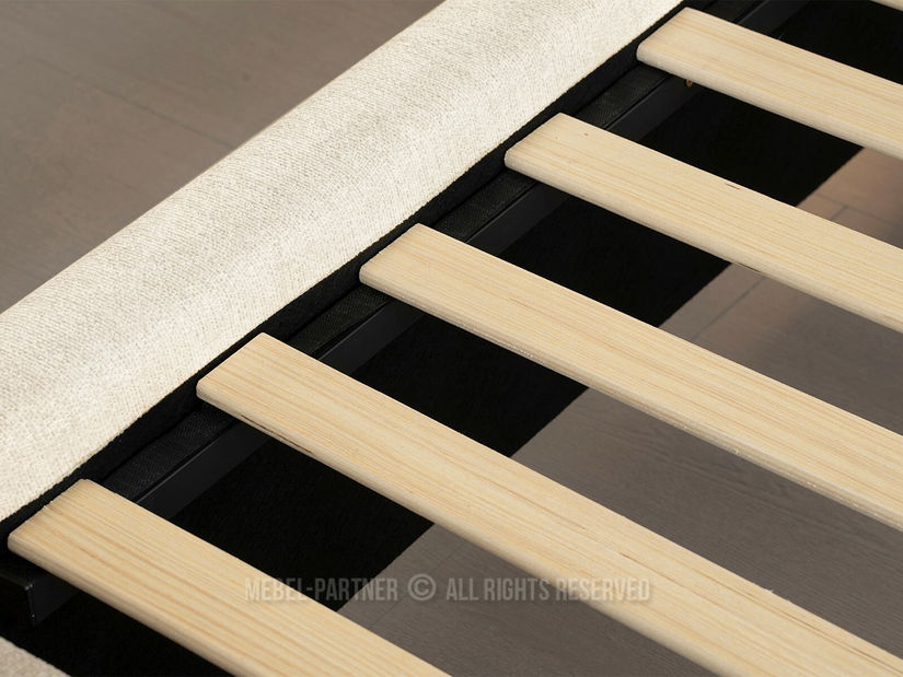 Manželská postel 180 cm Asesora 180 (krémová + černá)