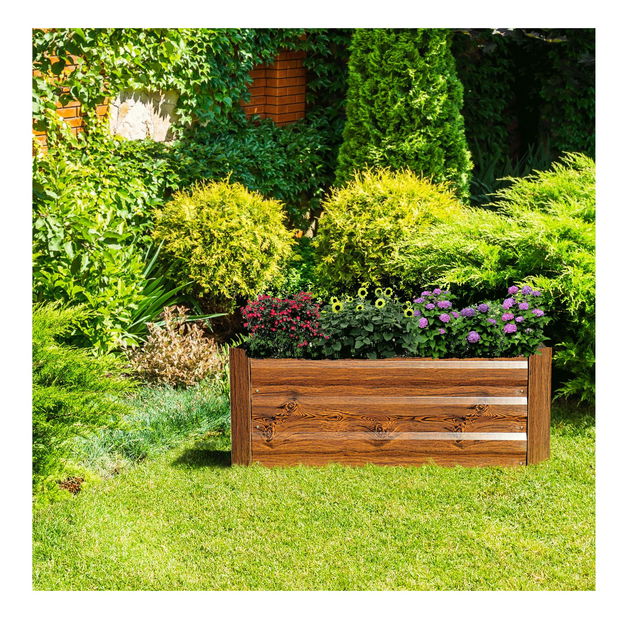 Vyvýšený záhon 2 Naipes (hnědá)