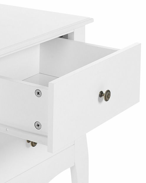 Noční stolek Lanza 1 (bílá)