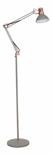 Stojanová lampa Gareth 4524 (šedá + měděná)