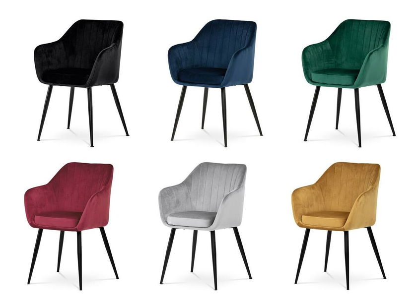 Jídelní židle Prevalecio (modrá)