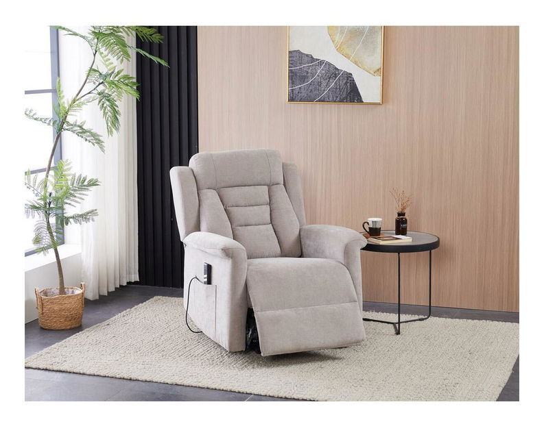 Polohovací křeslo Tonta (lanýžová)