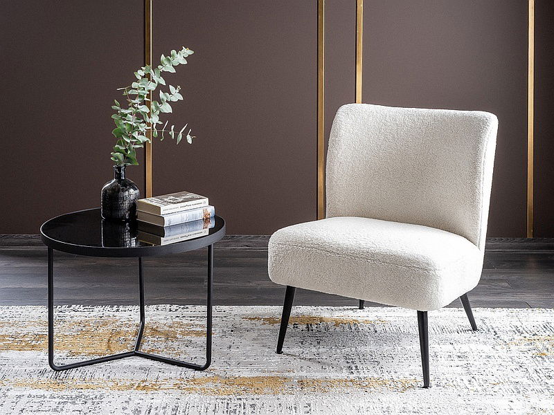 Křeslo Tammie (krémová)