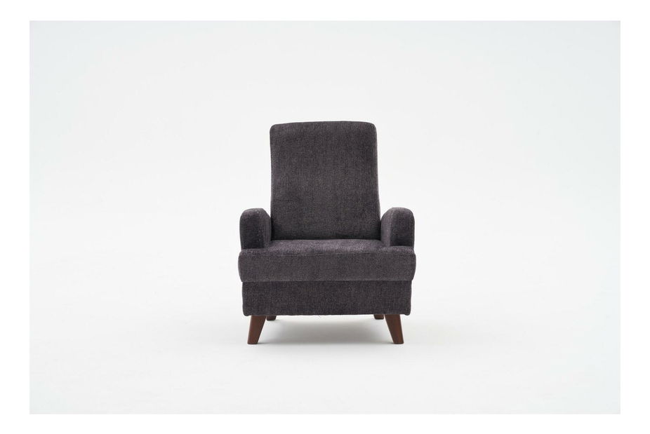 Křeslo Kanasota (antracit + ořech)