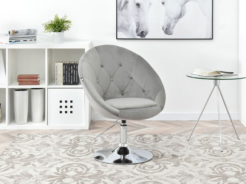 Křeslo Lush 3 (šedá + černá)