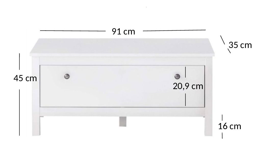 Botník Olna (bílá)