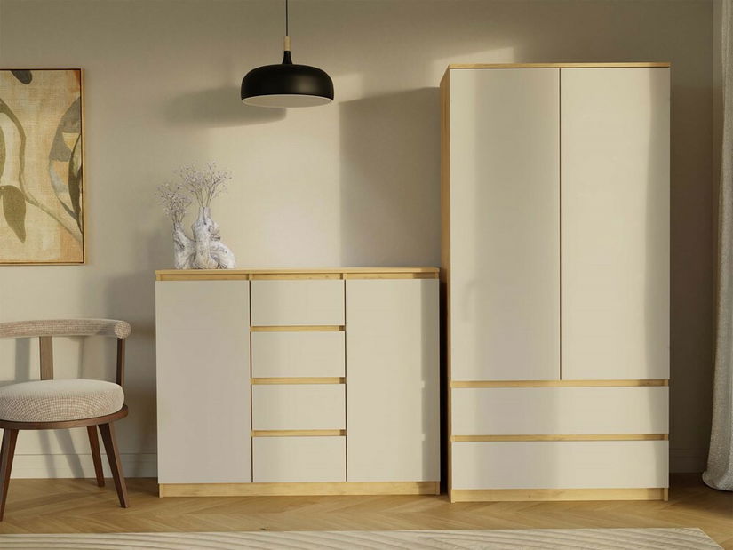 Komoda Musecalo 8 (dub artisan + kašmír)