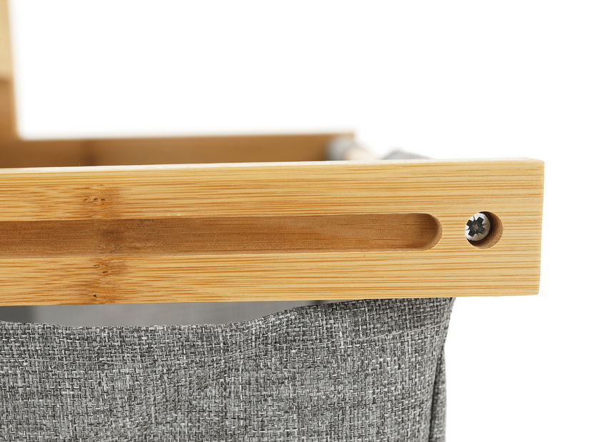 Regál Kendra (bambus + šedá)