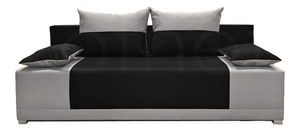 Pohovka třísedačka Ibriso (černá + šedá)