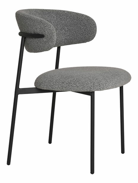 Jídelní židle Mevania (světle šedá)