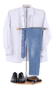 Věšák Elon (chrom + buk)