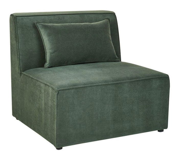 Pohovka trojsedačka s taburetkou Lemia (zelená)