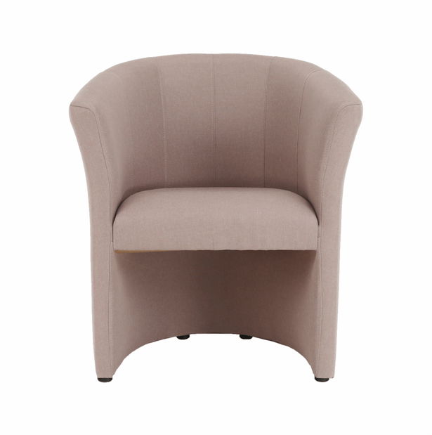 Křeslo Cubali (pudrově růžová)