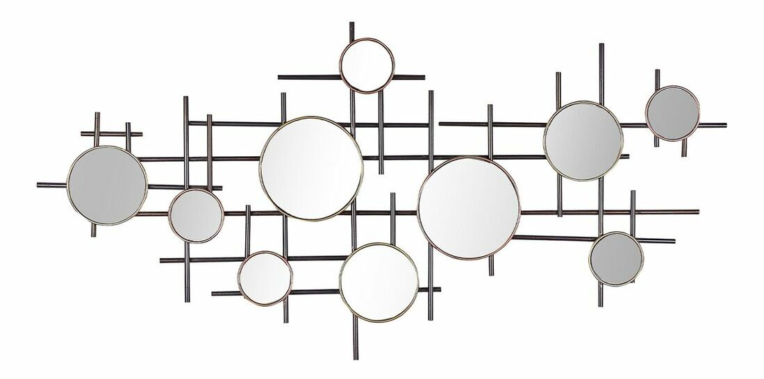 Nástěnné zrcadlo Iboza (černá)