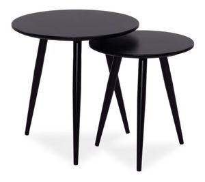 Set 2 ks. Konferenčních stolků Carylon (černá)