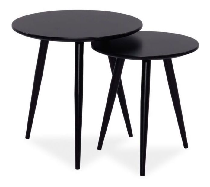 Set 2 ks. Konferenčních stolků Carylon (černá)