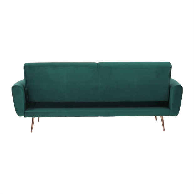 Rozkládací pohovka Fastinna (smaragdová)