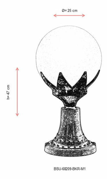 Venkovní nástěnné svítidlo Bevan (hnědá)
