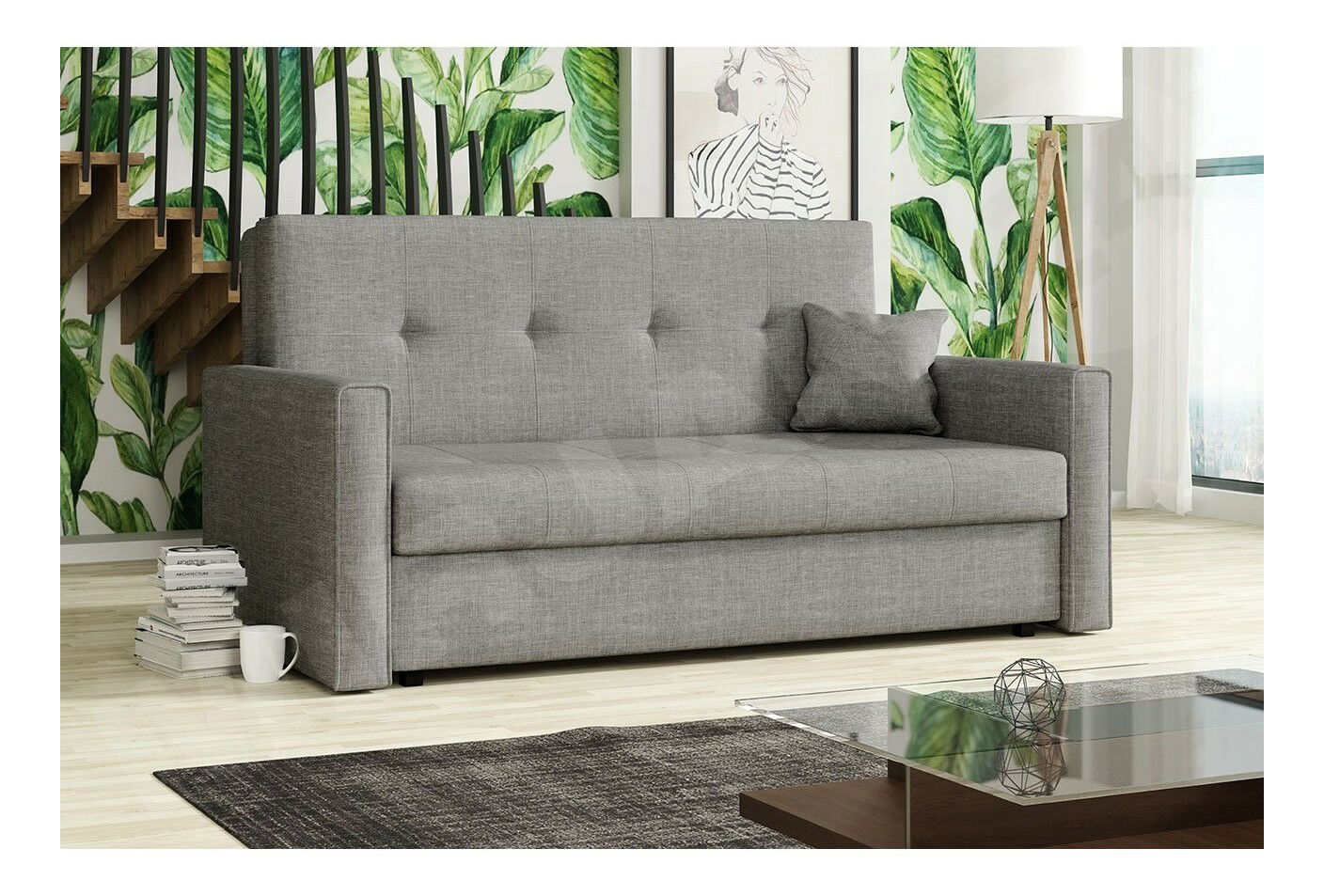 Rozkládací pohovka Carivia Bis III (Spirit 03) (s úl. prostorem)