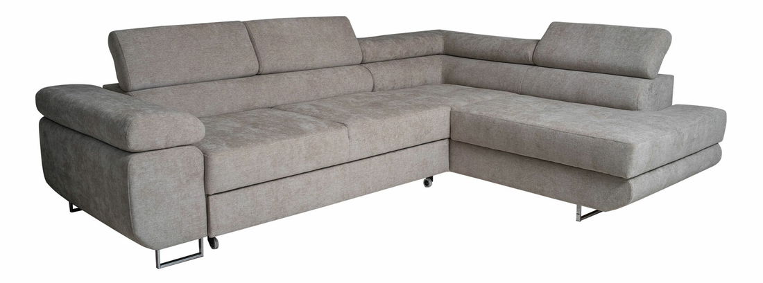 Rohová sedačka Moshe (světle šedá) (P)