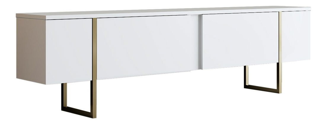 TV stolek/skříňka Luna (bílá)