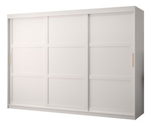 Šatní skříň Riven 1 250 (bílá matná)