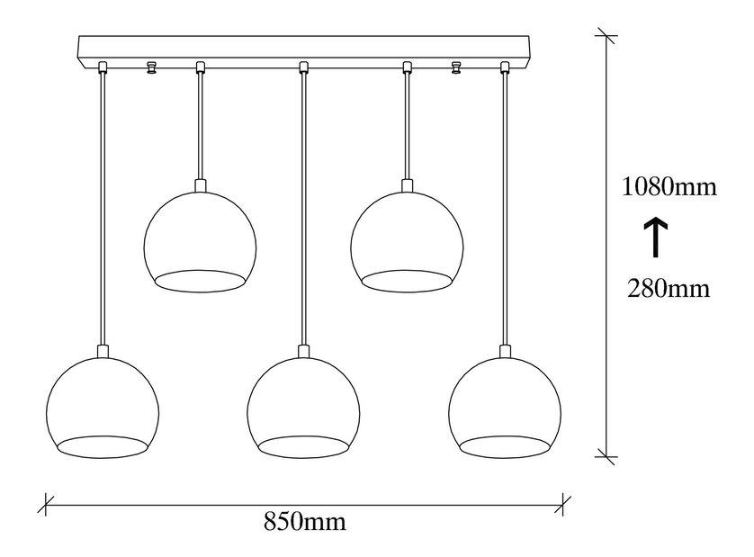 Stropní svítidlo Síla 1000