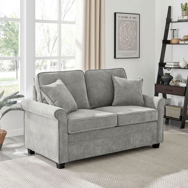 Rozkládací pohovka Amortajadas (šedá)