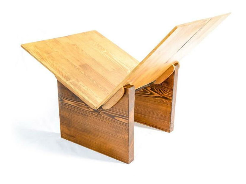 Stojan na časopisy Metume (ořech)